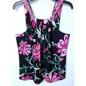 Tahari NWOT Floral Tank Top